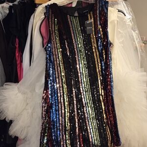 Torrid Multicolor Sequin Dress